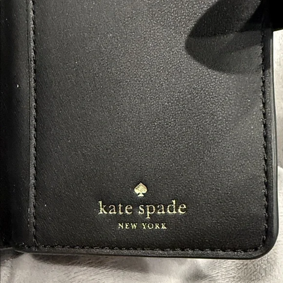 Kate Spade Black and Brown Animal Print Wallet - Picture 3 of 5